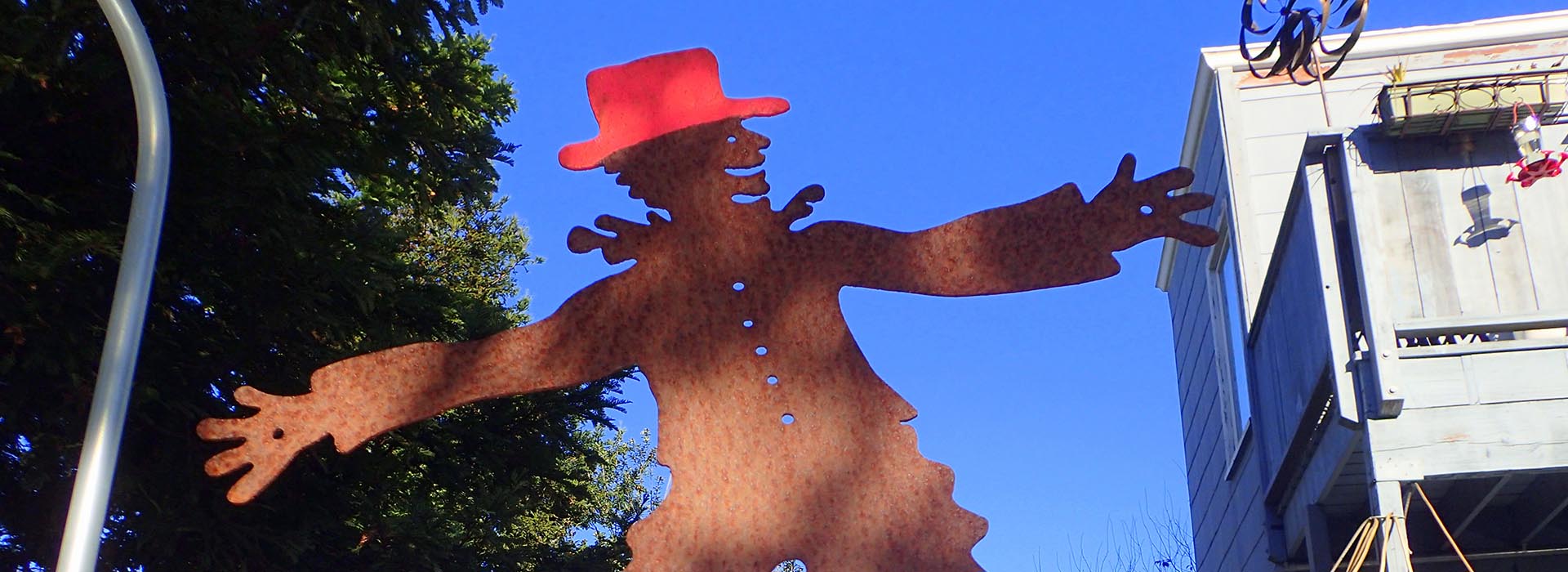 metal man dancing
